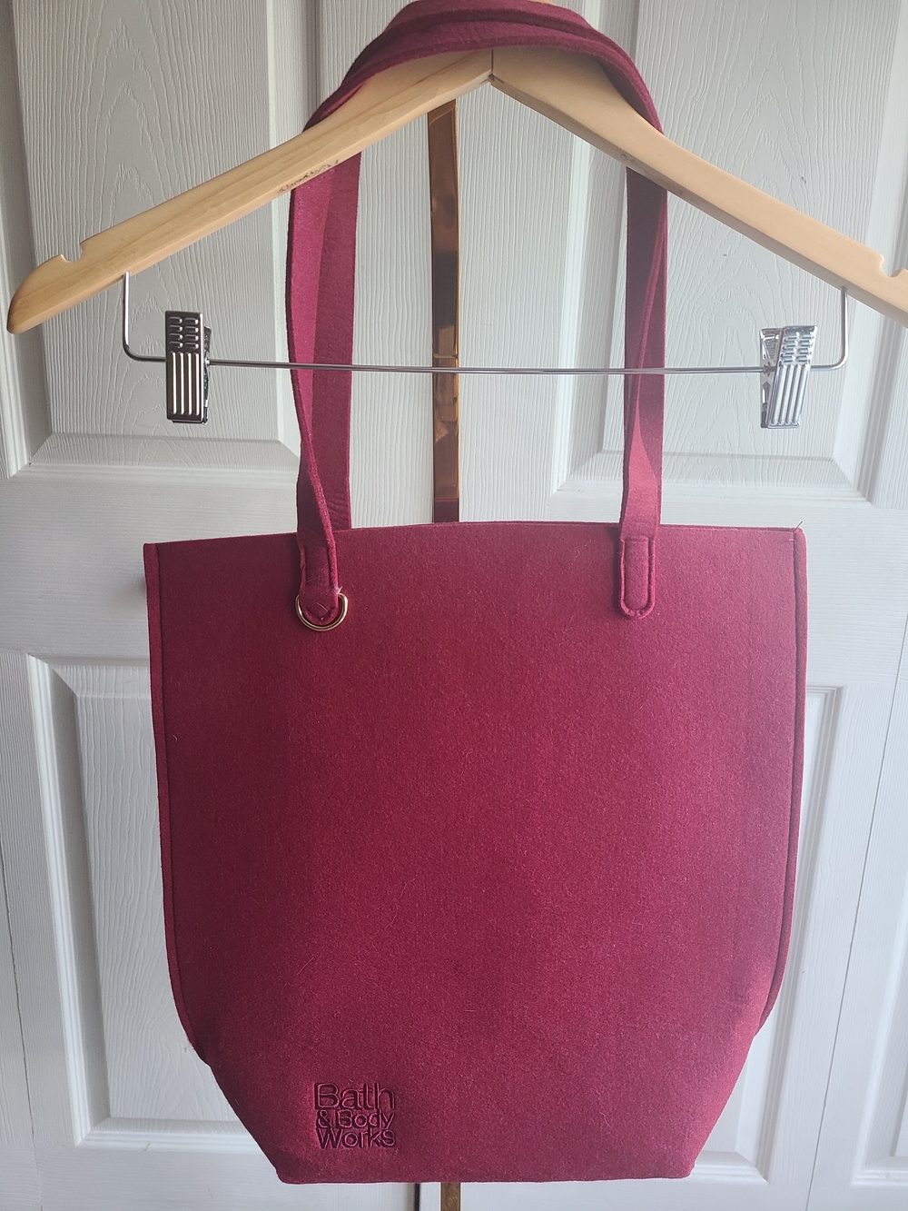 Bath & Body Works Deep Wine Tote Bag